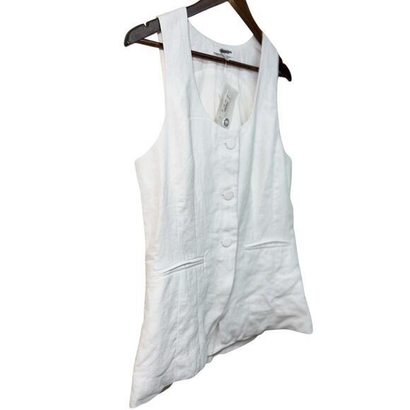 Madewell Scoopneck Cutaway Vest Size 8 NWT - Picture 4 of 8